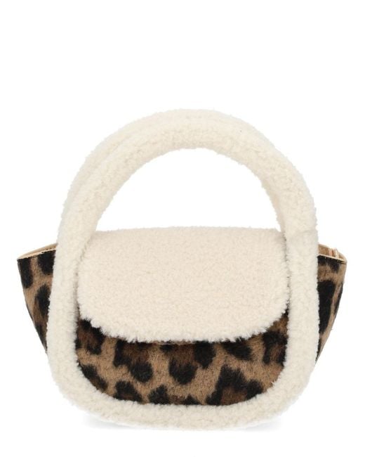 Mc2 Saint Barth White Gilda Mutton Shoulder Bag Polyester