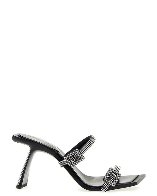 Benedetta Bruzziches Black Ewa Sandal Heel