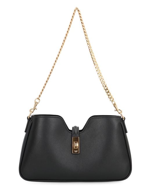 Céline Black Camille 16 Leather Shoulder Bag Lamb Handbags