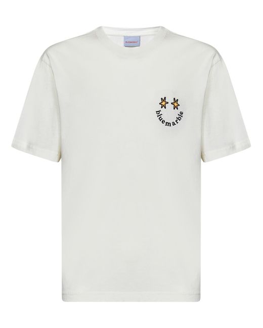 Bluemarble White T-Shirt for men