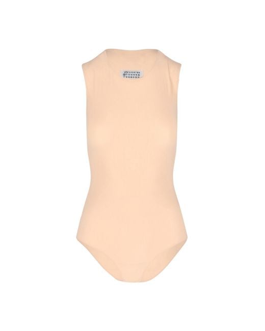 Maison Margiela White Top Polyamide