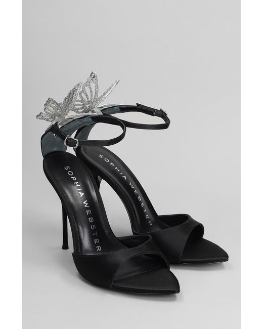 Sophia Webster Black Aura Sandals