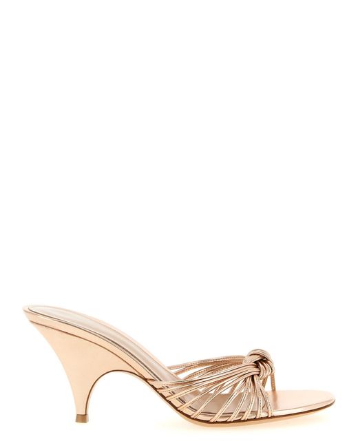 Gianvito Rossi Natural Sofia Mules