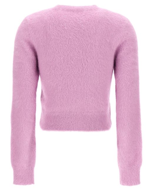 Maison Margiela Pink Pearl Button Cardigan Sweater, Cardigans