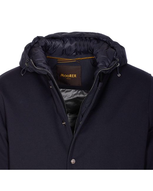 Moorer Blue Callum Down Jacket for men