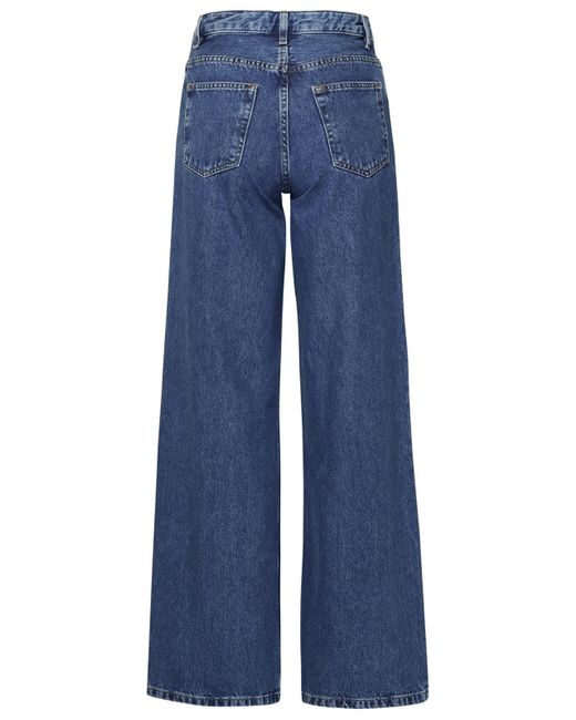 A.P.C. Blue Cotton Jeans