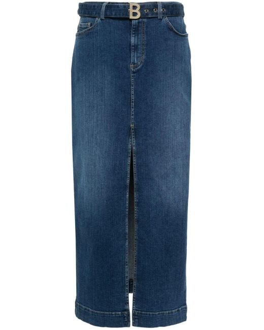 Blugirl Blumarine Blue Gonna Denim Lunga