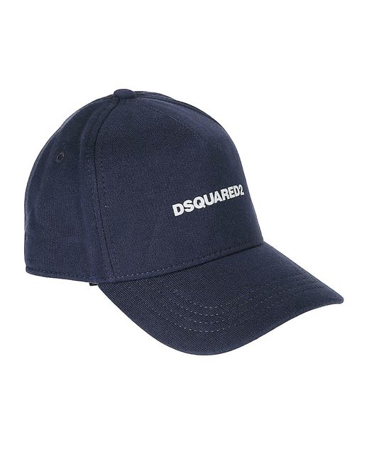 DSquared² Blue Classic Logo Baseball Cap for men