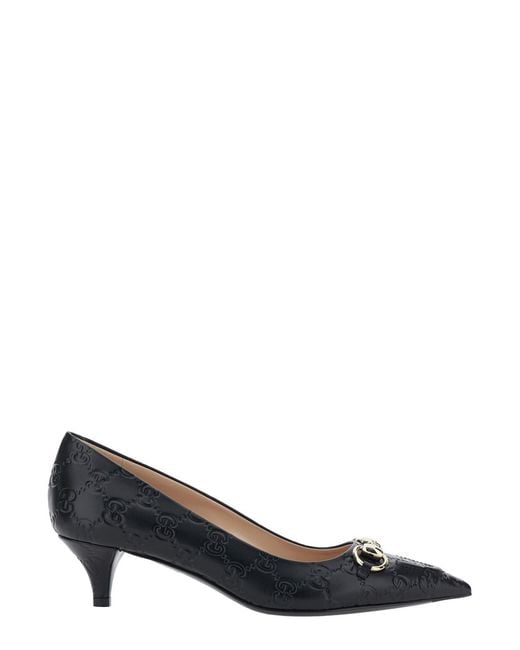 Gucci Black Pumps Erin Leather Calf