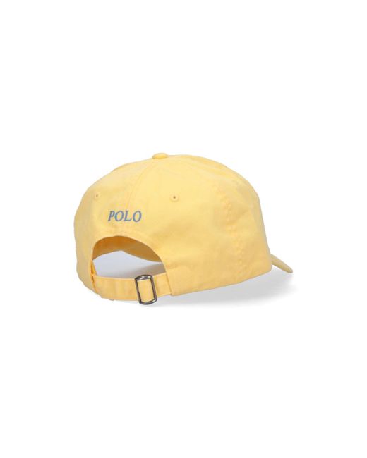 Polo Ralph Lauren Yellow Logo Baseball Cap