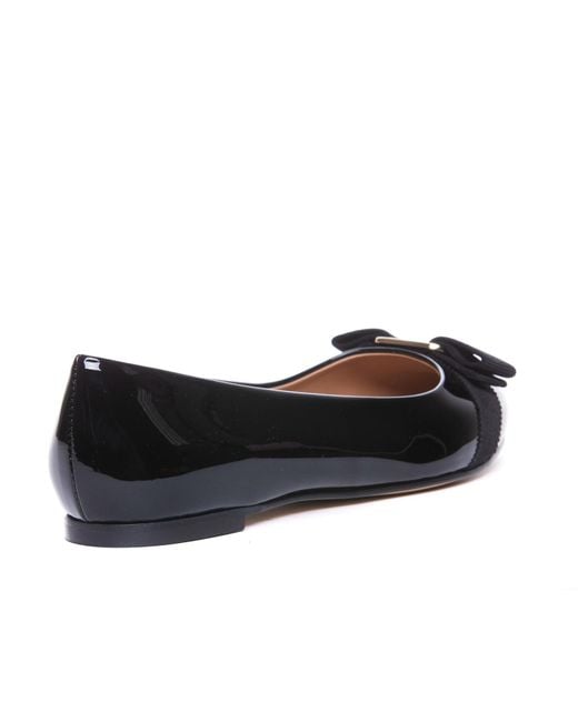 Ferragamo Black Flat Shoes
