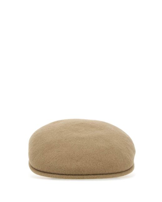 Kangol Natural Cappuccino Felt Baker Boy Hat