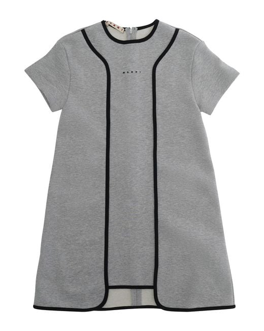 Marni Gray Dress Cotton