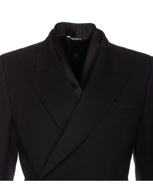 Dolce & Gabbana Black Jackets for men