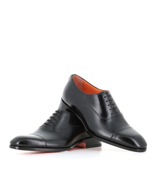Santoni Oxford Carter in Black for Men Lyst