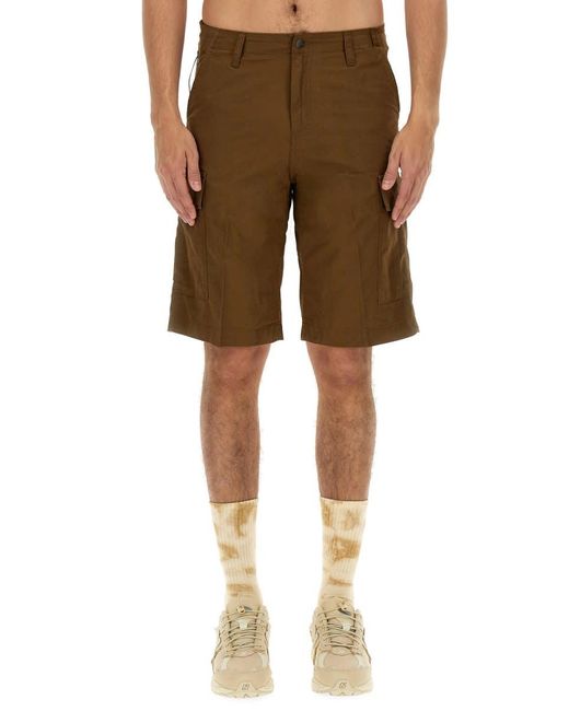 Carhartt Cotton Bermuda Shorts in Natural for Men | Lyst