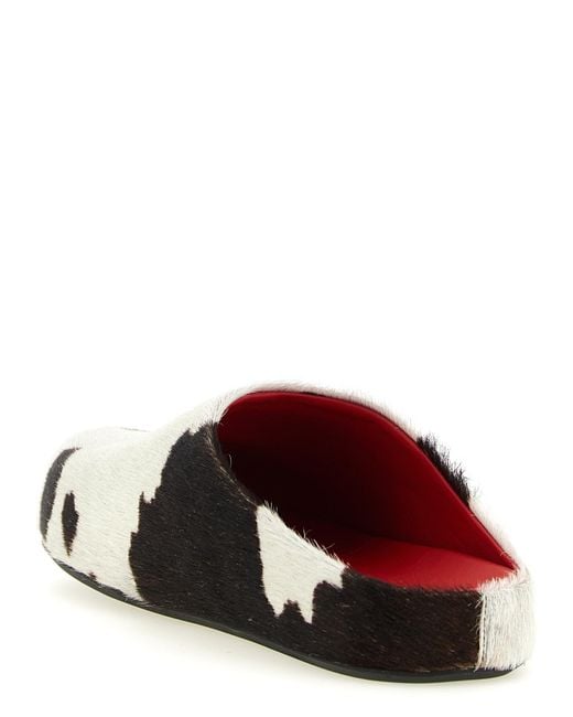 Marni Black Calfskin Clogs Shoe for men