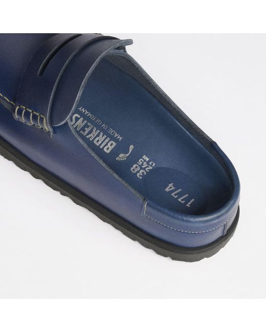 Birkenstock Blue Naples Wrapped Midnight (Regular) Sandal for men