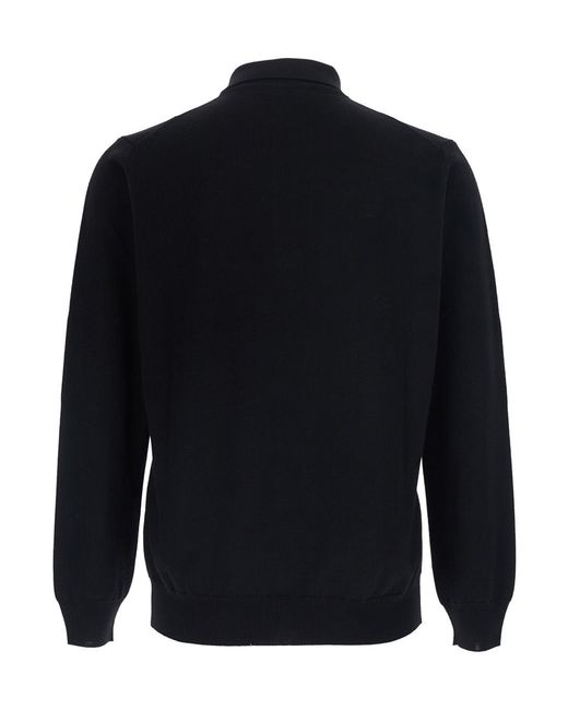 Kangra Blue Polo Shirt Extra Fine Merino for men
