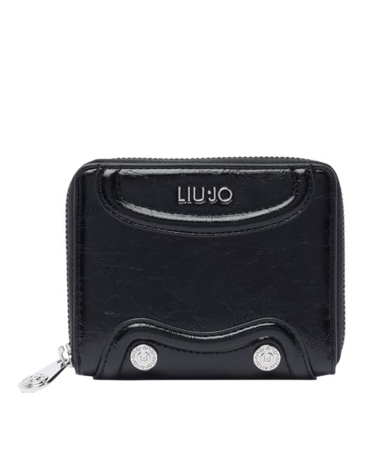 Liu Jo Black Logo Wallet