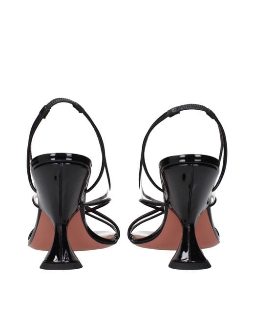 AMINA MUADDI Metallic Gilda Slingback Sandal