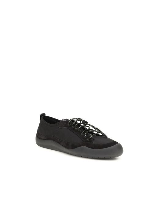 Prada Black Fabric Athletic Sneakers for men