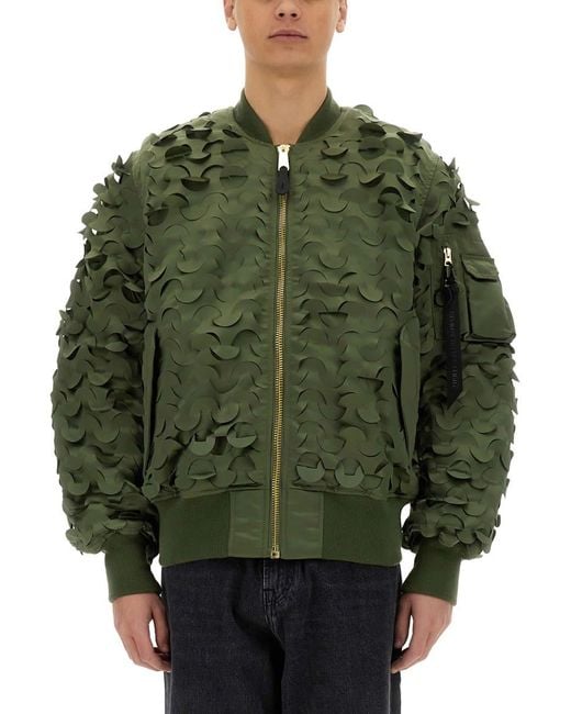 Alpha Industries Green Flight Jacket Ma-1 Ulcans for men