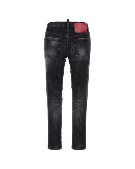 DSquared² Blue Stretch Denim Jennifer Jeans