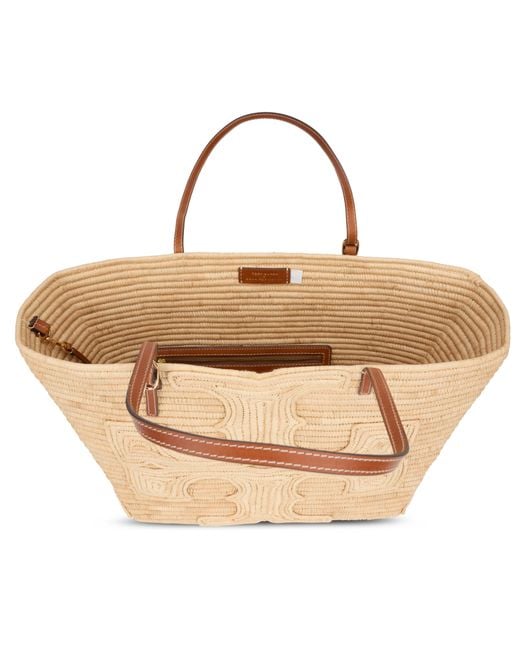 Tory Burch Natural Tote Bag Ella Raffia