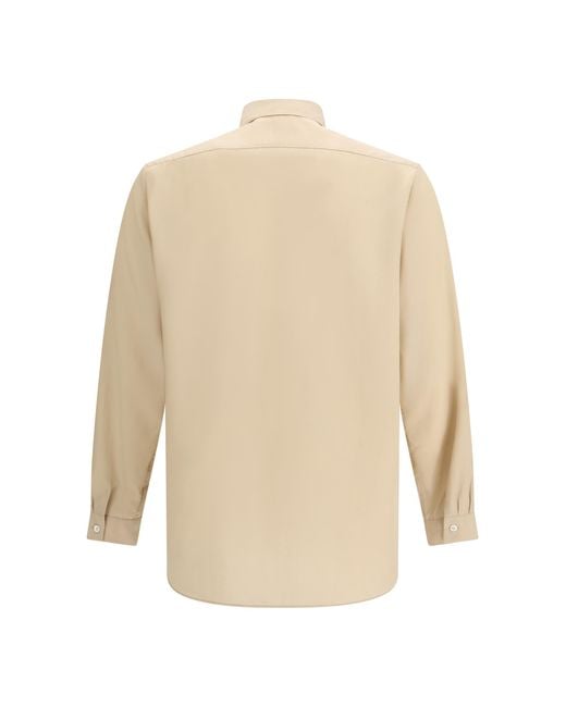 Lardini Natural Shirt Ricerca Tencel for men
