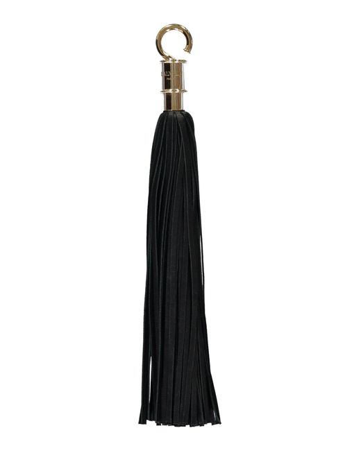 Balmain Black Decorative Leather Tassel