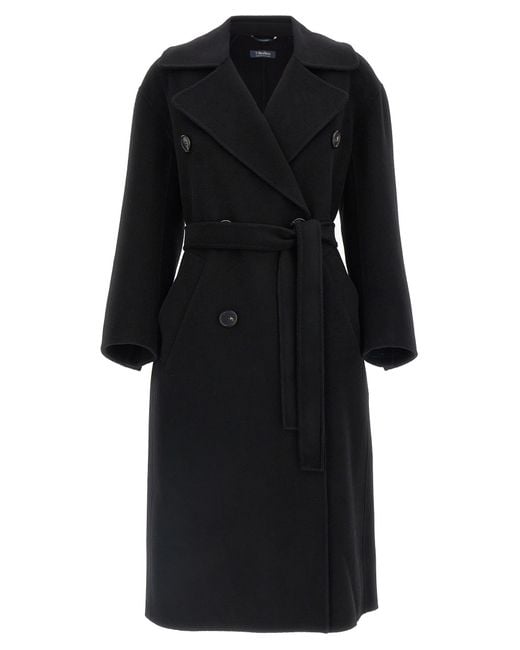 Max Mara Black Dalila Coat