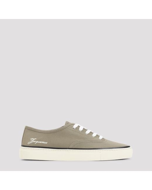 Jacquemus Green Les Fefe Sneakers Cotton Rubber for men