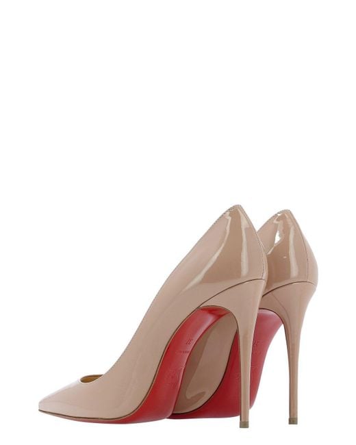 Christian Louboutin Natural Kate Pointed Toe Pumps