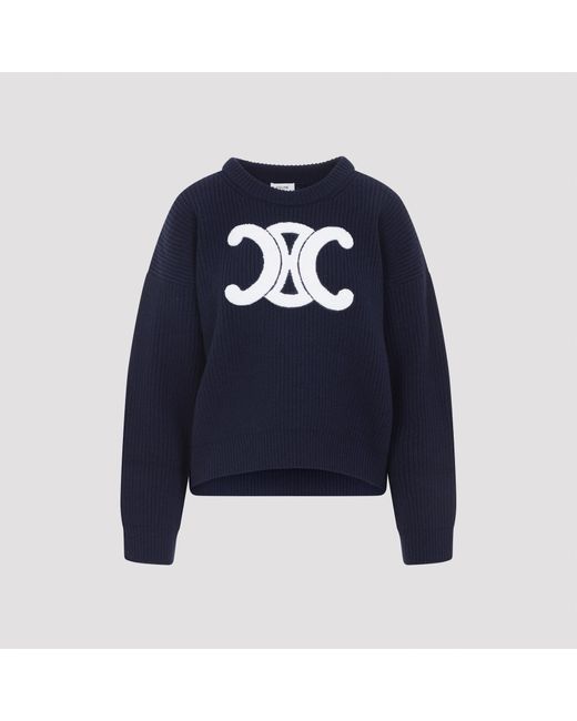 Céline Blue Triomphe Pullover