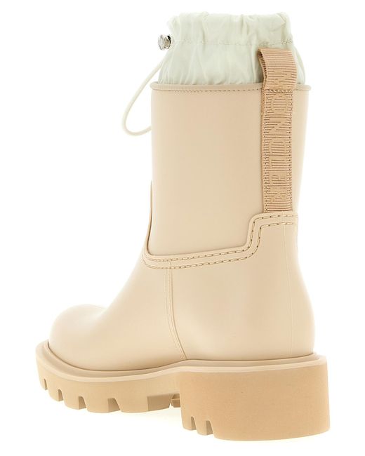 Moncler Natural 'Kickstream' Rain Boots