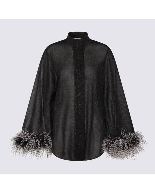 Oseree Black Lumiere Shirt