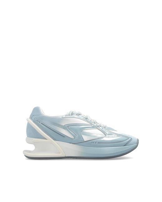 Fendi Blue Sports Shoes