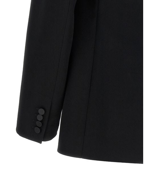 Saint Laurent Black Wool Blazer Clothing for men