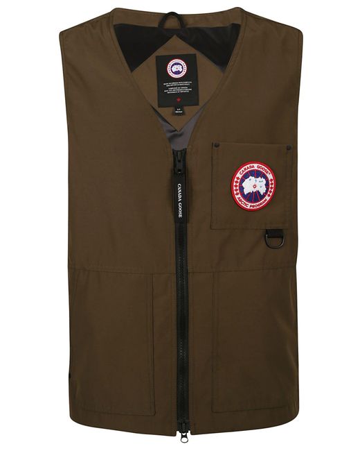 Canada Goose Green Canmore Vest for men
