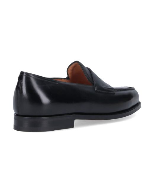 John Lobb Black Lopez" Loafers for men