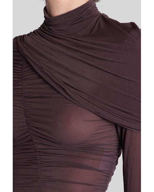 Magda Butrym Purple Blouse 06 Topwear