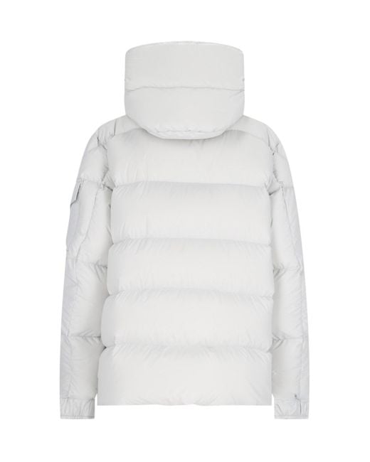 Moncler White Short Down Jacket "maya 70"