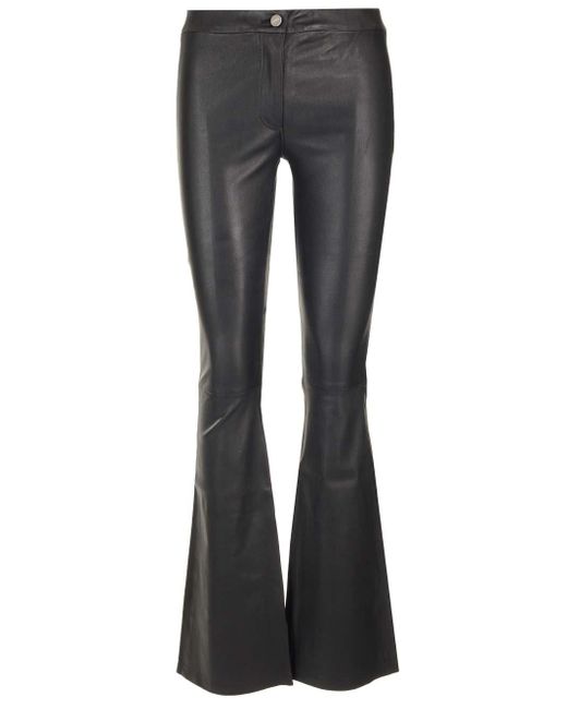 Arma Gray Izzy Leather Trousers