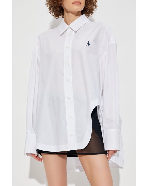 The Attico White Shirt With Logo