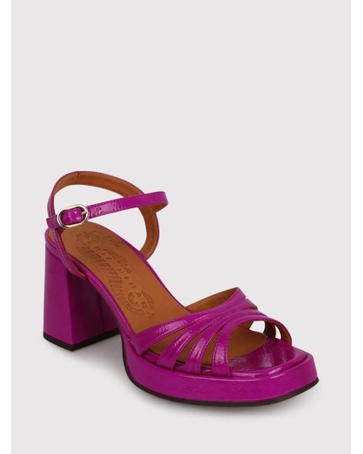 Chie Mihara Pink Naiel 85Mm Leather Sandals
