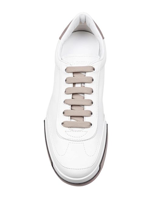 Dolce & Gabbana White Portofino Yatch Sneakers for men