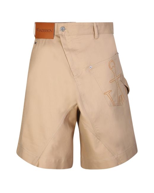 J.W. Anderson Natural Shorts for men