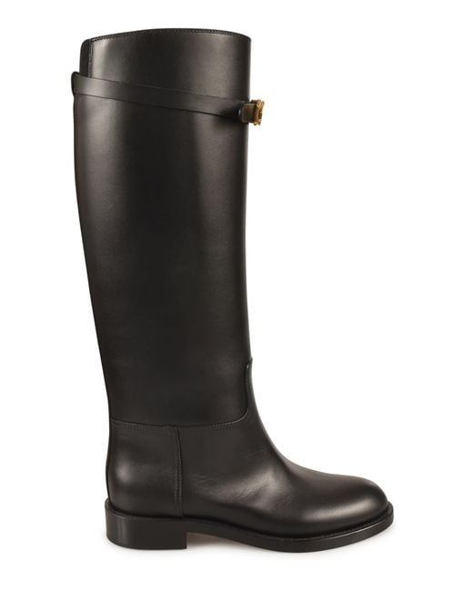 Dior Black Empreinte Boots