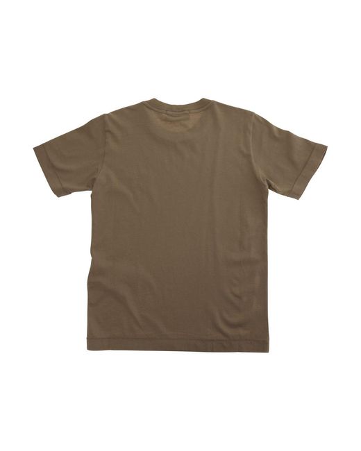 Stone Island Green T-Shirt Cotton T-Shirts for men